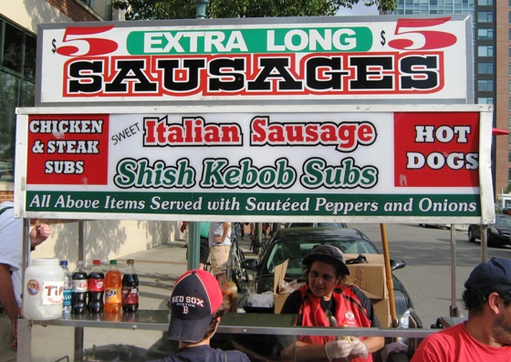 what to eat at fenway park sausages