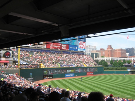 baseball seating progressive field seating infield lower box