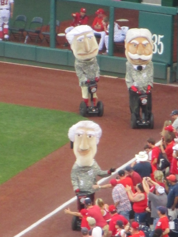 nationals park tips presidents race