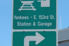 Metro-North Sign