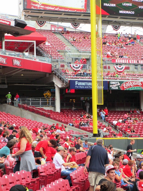 Great American Ball Park Seating - The Gap - MLB Ballpark Guides