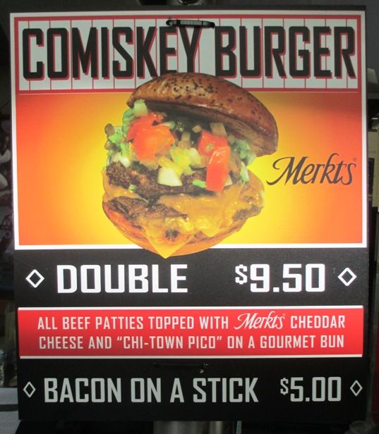 guaranteed rate field food comiskey burgers