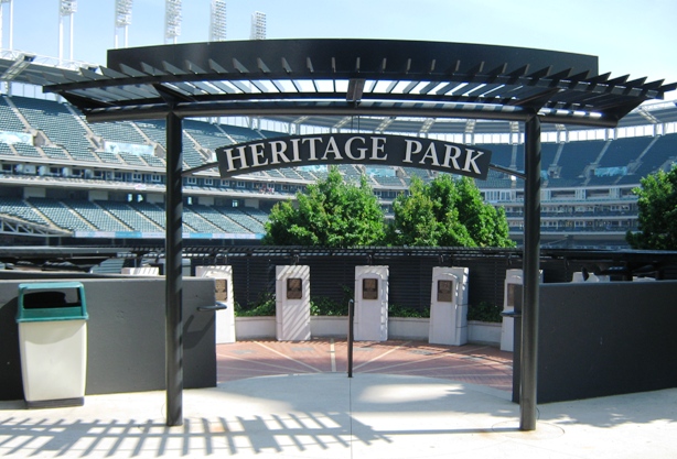 Progressive Field photo-ops heritage park