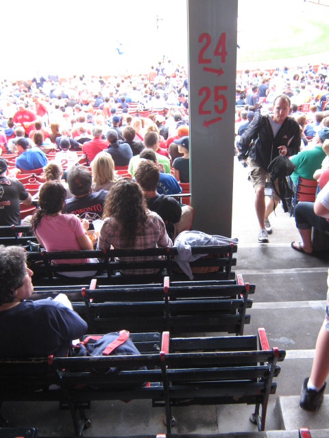 fenway park obstructed views grandstand