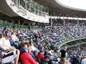 visiting wrigley field upper level