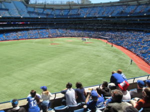 rogers centre seating 200 outfield distance