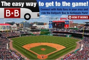 get to nationals park ballpark bus