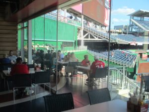 nationals park seating bud brew house
