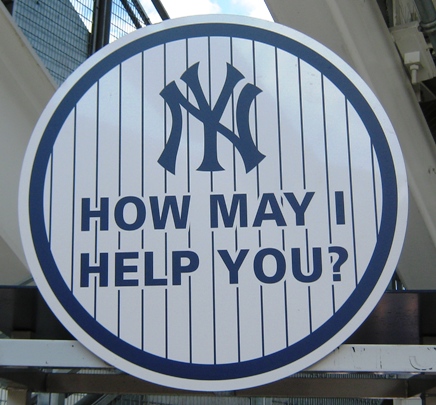 new yankee stadium help sign
