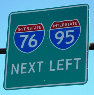 best way to get to citizens bank park i-76 i-95
