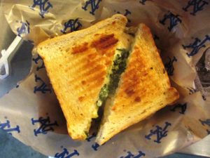 food at citi field pressed grilled cheese