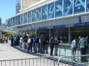 visiting rogers centre tickets in line