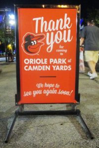 camden yards with kids thank you