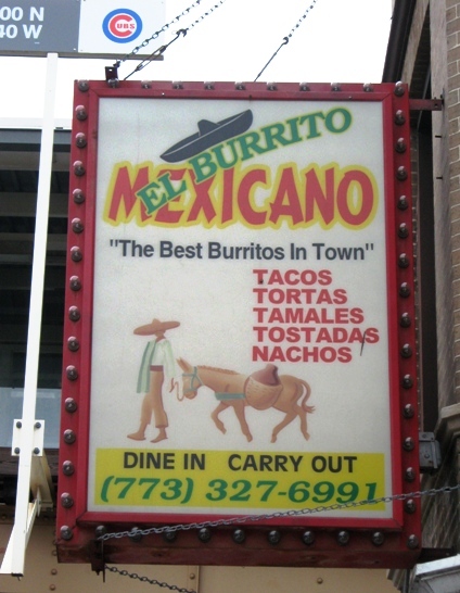 bring food into wrigley field el burrito mexicano