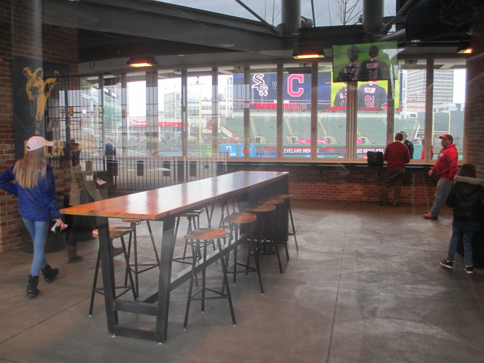 progressive field seating home plate club
