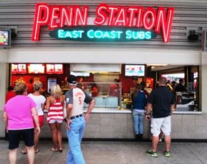 great american ball park food options penn station subs