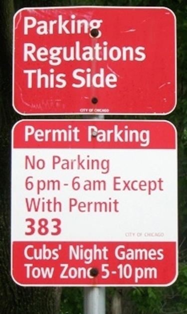 free street parking at wrigley field