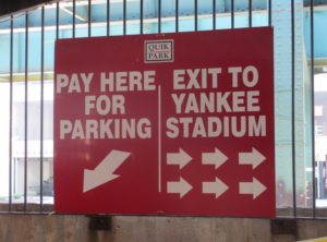 yankee stadium parking river avenue garage