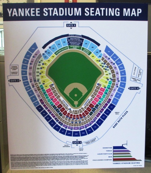 Yankee Stadium Seating Map