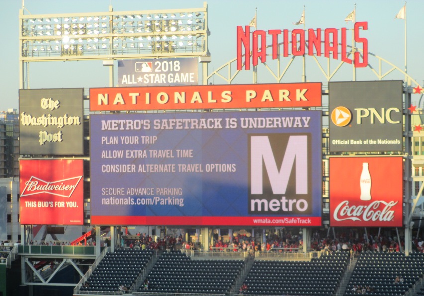 nationals park metro