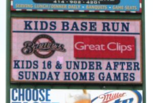 kids run bases american family field