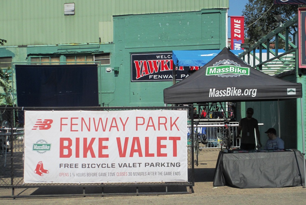 fenway park bicycle valet