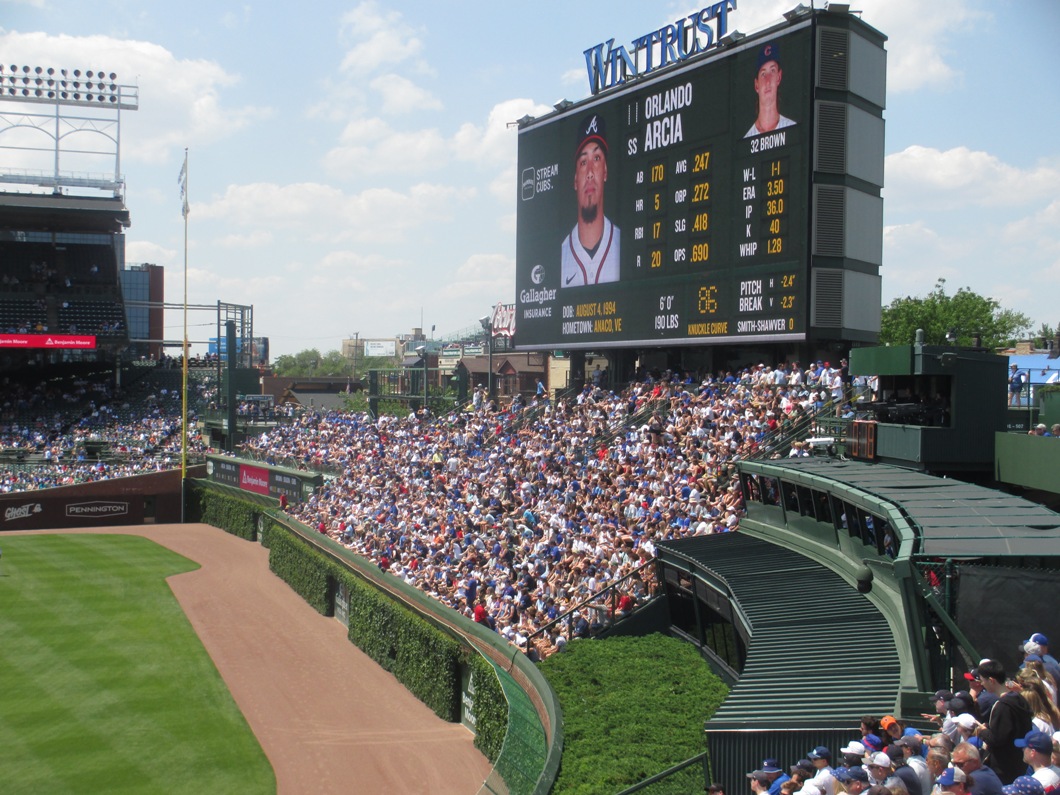 wrigley field seating guide bleachers