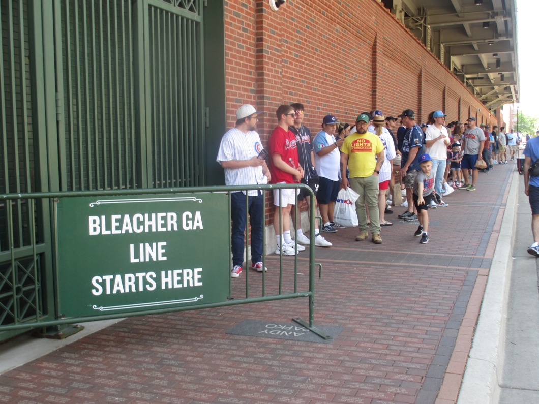 chicago cubs bleachers general admission