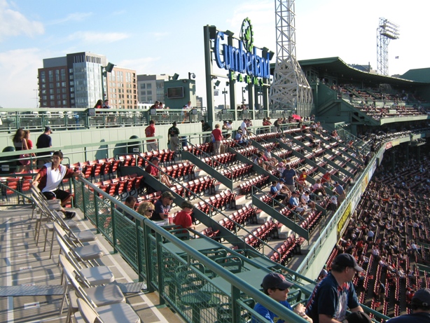 right field roof box fenway park seating
