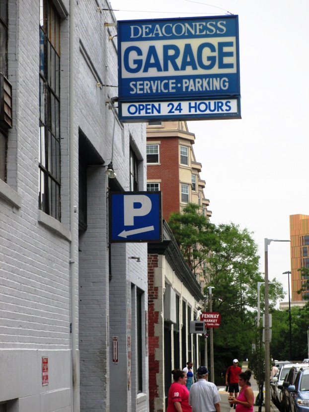 fenway park parking deaconness garage