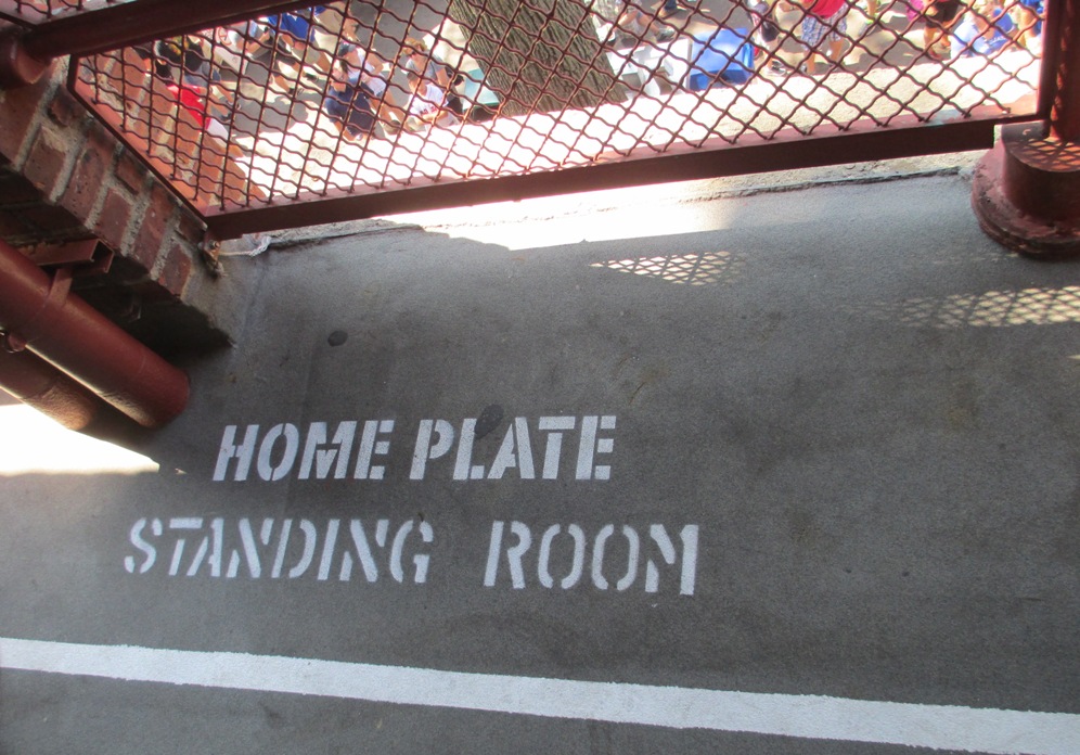 fenway home plate standing room