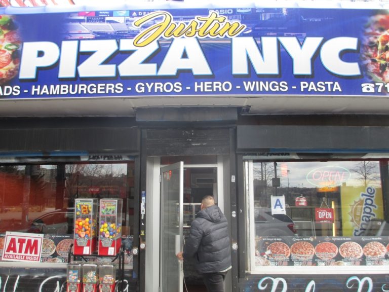 Justins Pizza Outside Yankee Stadium MLB Ballpark Guides