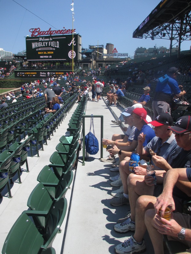 field level seating wrigley field