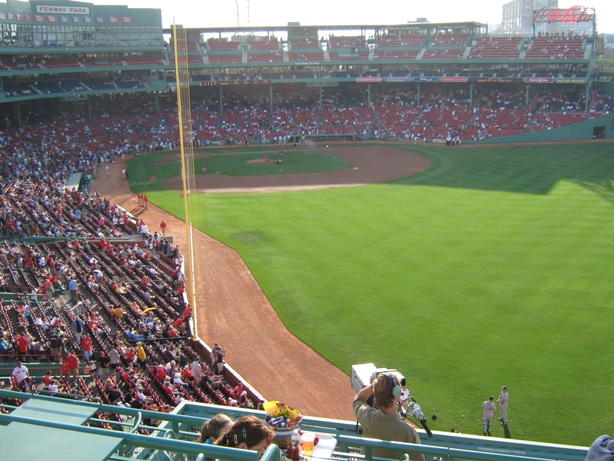 right field roof deck fenway