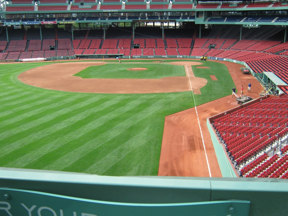 view from green monster seats