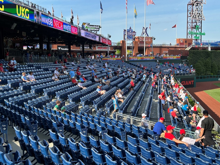 phillies tips lower level seating