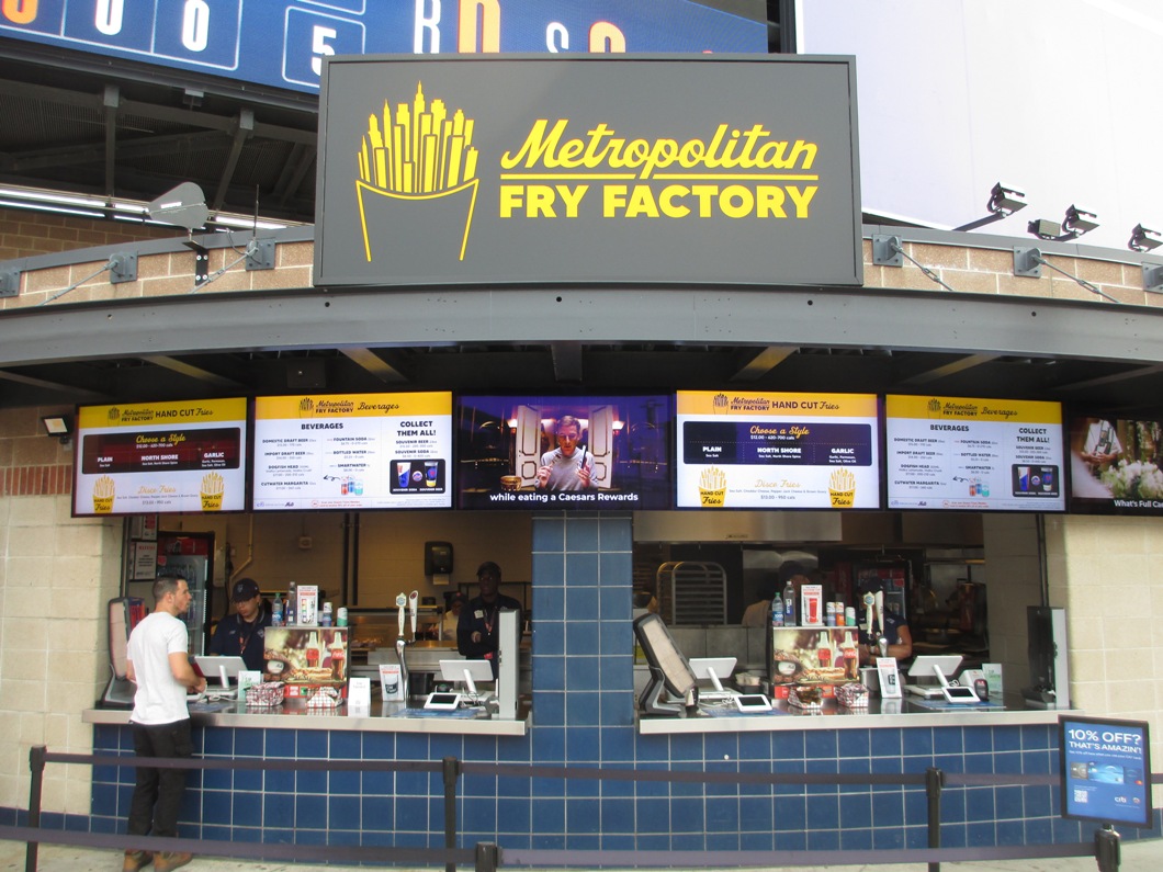 New york mets food metropolitan fry factory