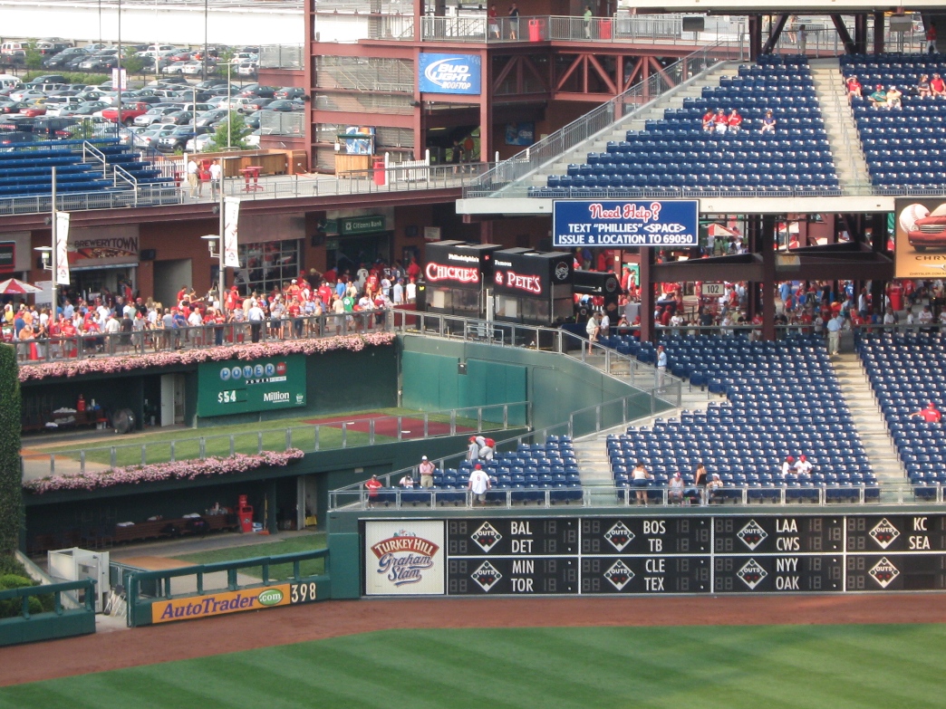 citizens bank park bullpen seats