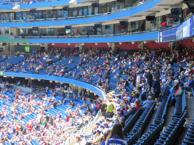 Rogers Centre Seating guide 200 level