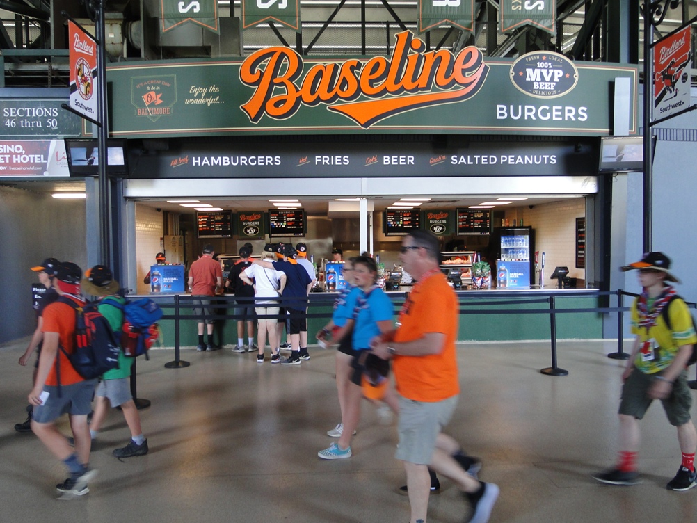 oriole park at camden yards guide burgers