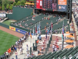 oriole park at camden yards seating eutaw street bleachers