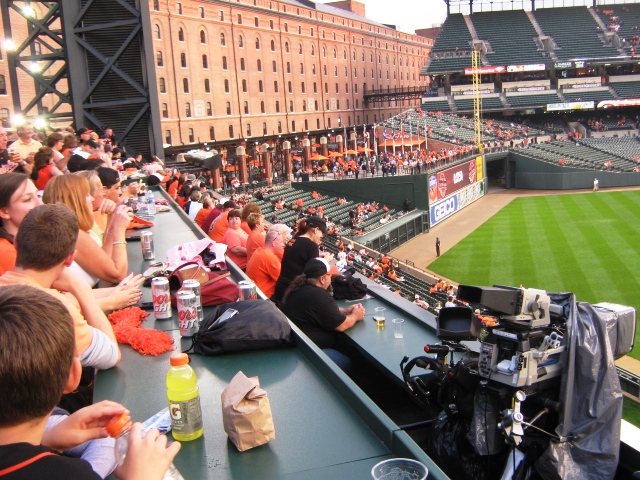 oriole park at camden yards guide roof deck