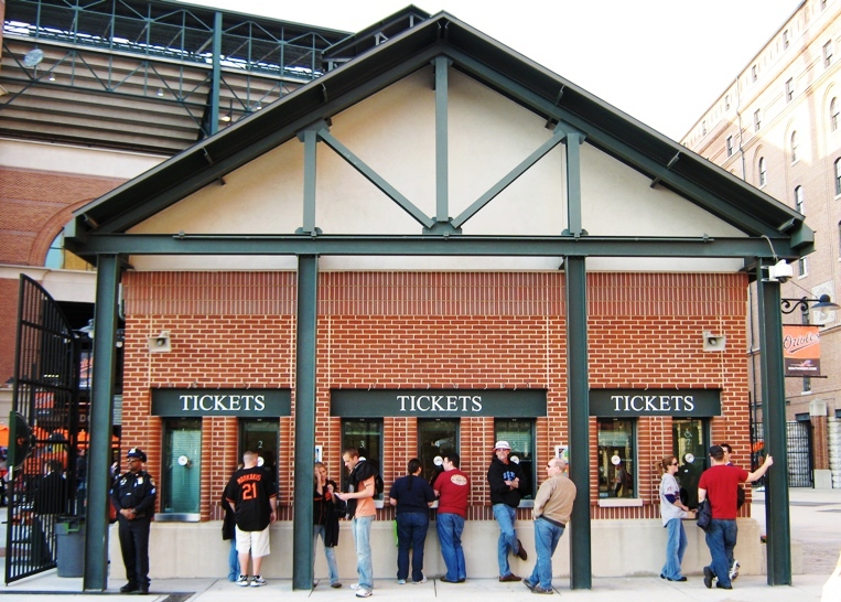 Oriole park at Camden Yards Guide box office