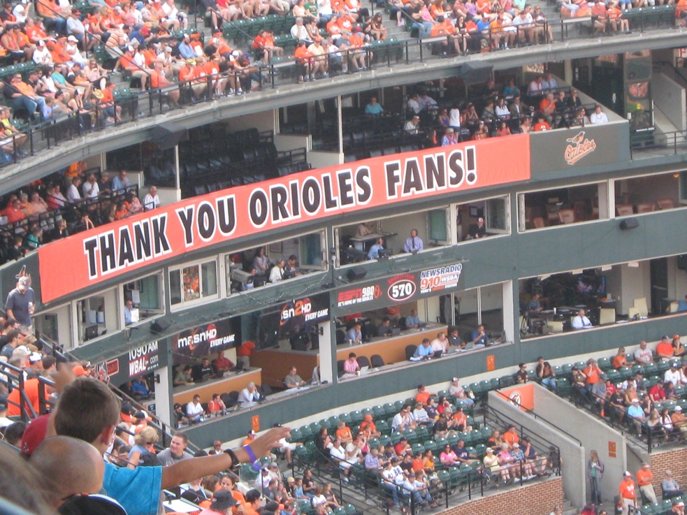 oriole park at camden yards seating tips guide thank you