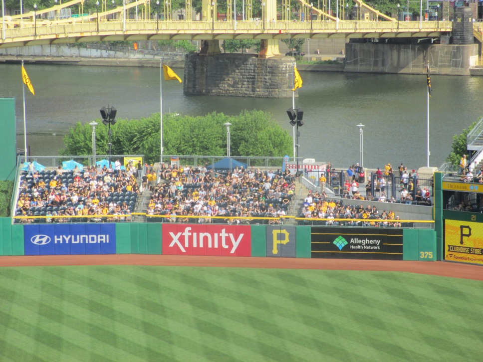 Pittsburgh Pirates center field seats