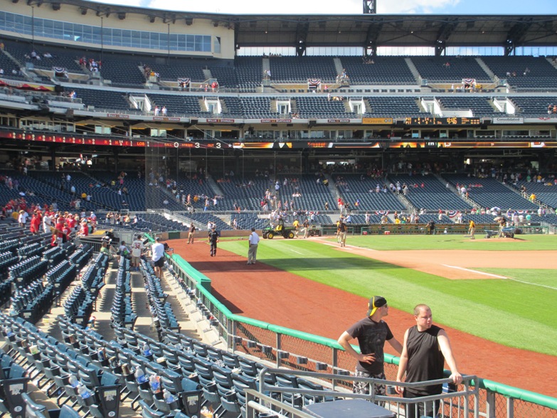 pnc park seating lower level pirates