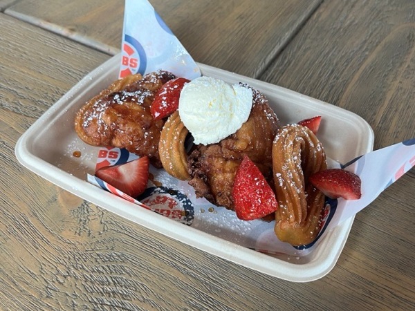 best eats at a chicago cubs game chicken and churros