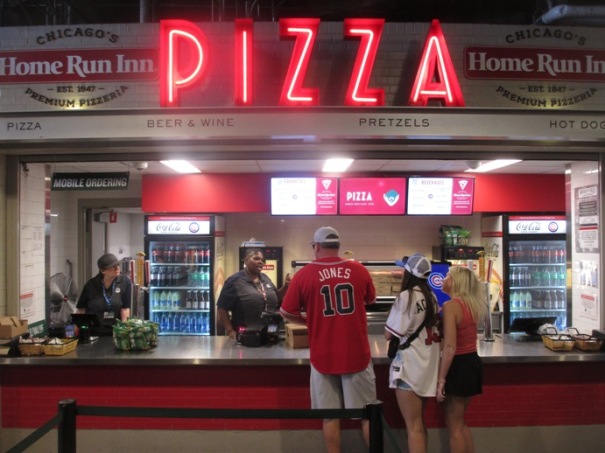 wrigley field home run inn pizza