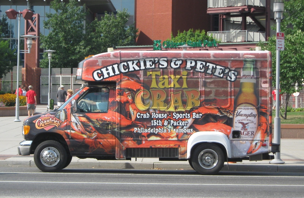 chickie's and pete's taxi crab philadelphia phillies games