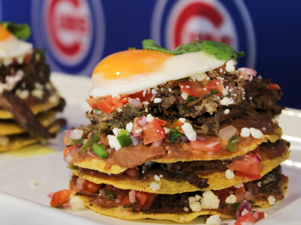 tostada stack wrigley field food 2026